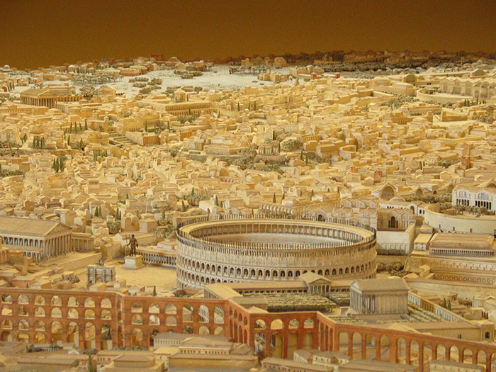 model of ancient rome