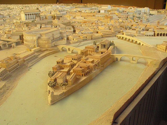 model of ancient rome