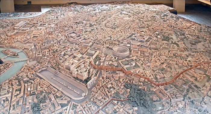 model of ancient rome