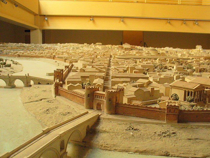 model of ancient rome