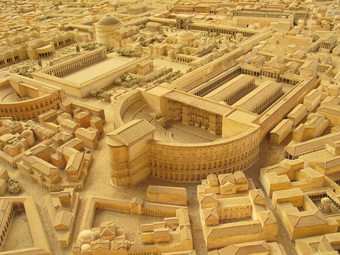 model of ancient rome