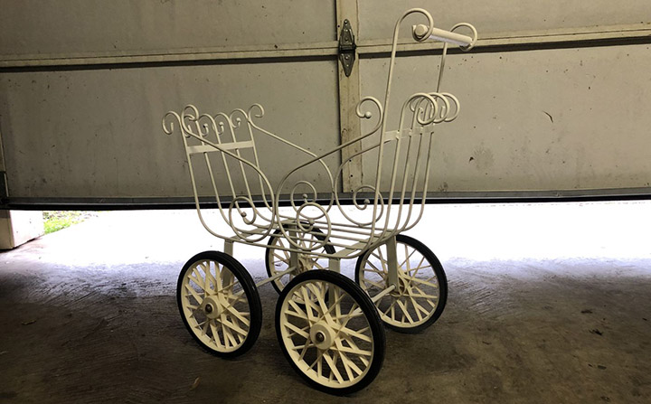 haunted baby carriage