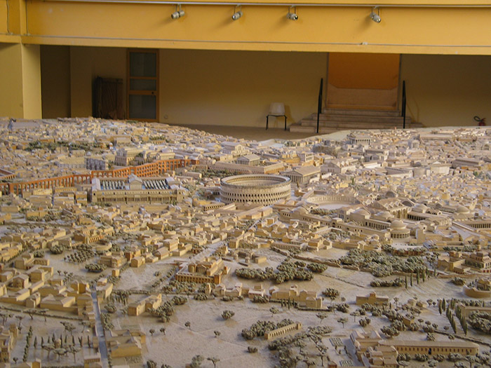 model of ancient rome