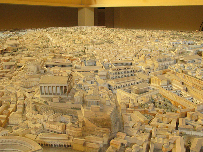 model of ancient rome