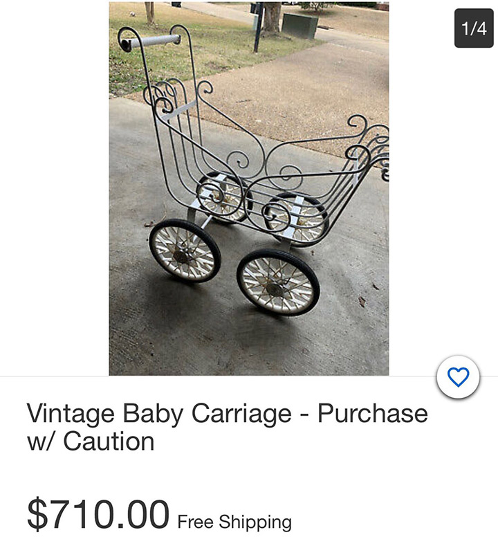 haunted baby carriage