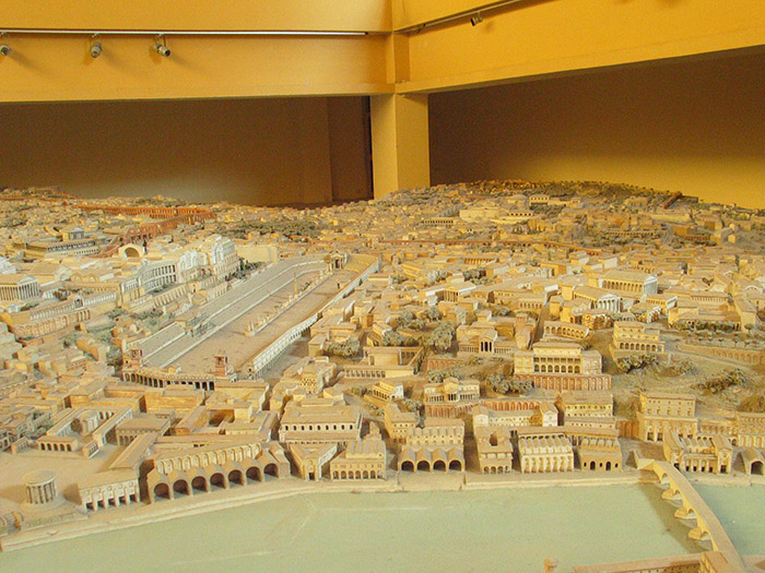 model of ancient rome