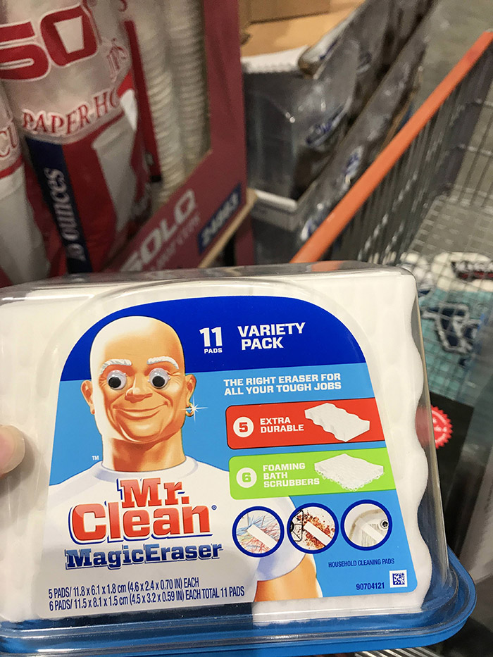 Someone Is Placing Googly Eyes On Products At Costco