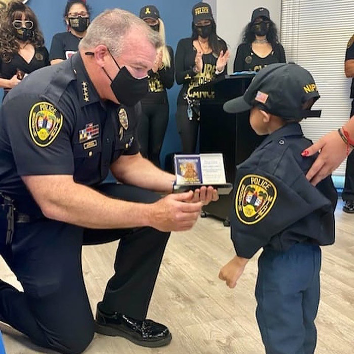 Jeremiah police officer kid Miami