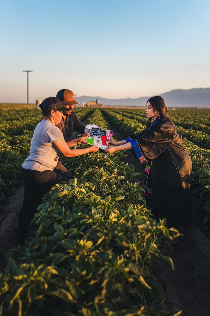 UC San Diego college grad thanks parents farm life