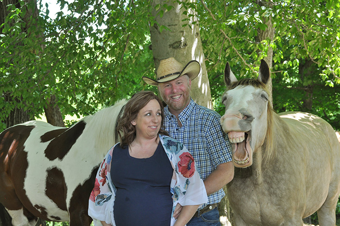 horse funny face photo shoot