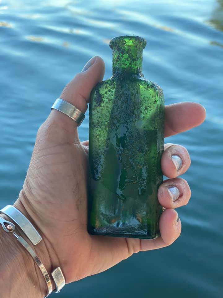95 year old message in a bottle lake michigan