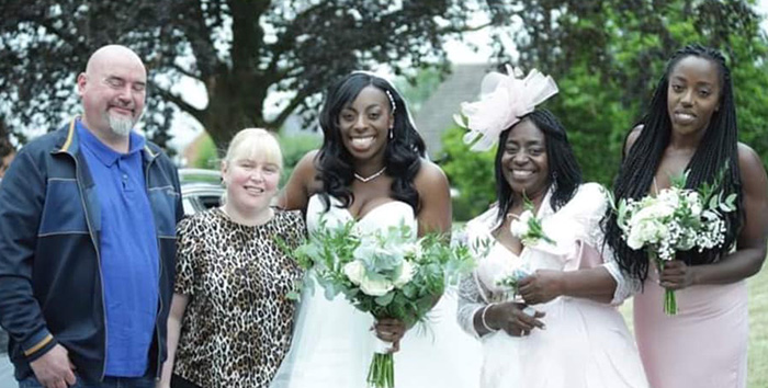 couple saves hitchhiking bride