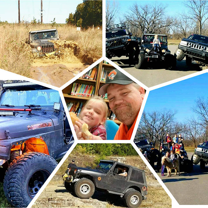 dad jeep funeral for daughter