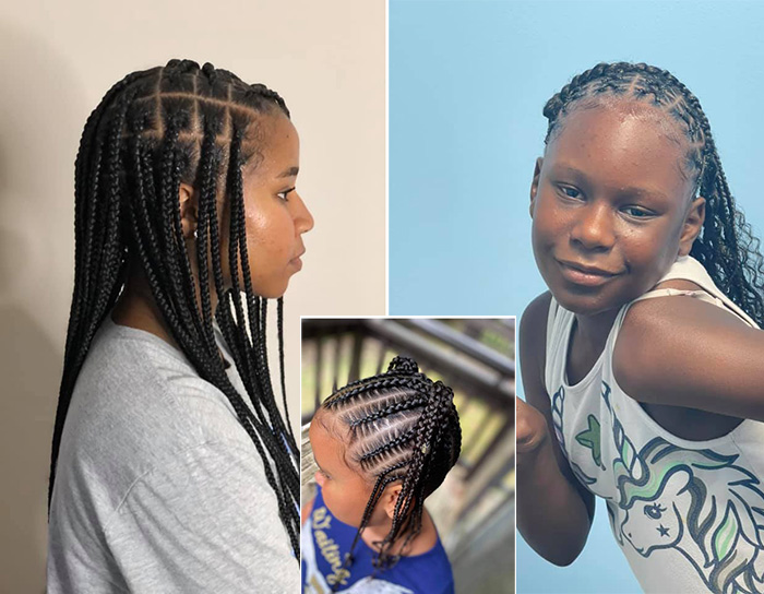 single mom free hair braiding