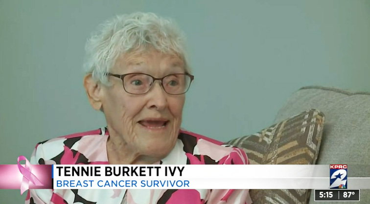 97 year old woman beats cancer