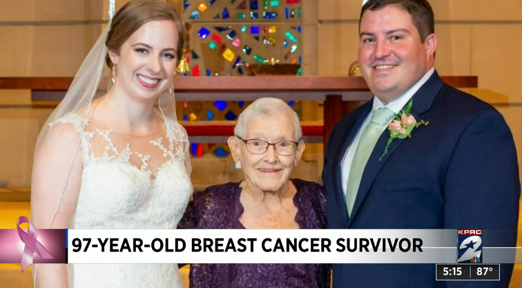97 year old woman beats cancer