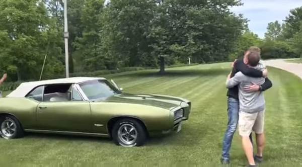 A Muscle Car Cinderella Story: Son Surprises Dad With 1968 GTO He Restored  29 Years Ago