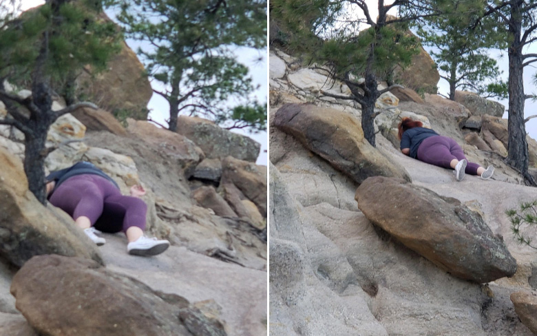 Woman Falls Down Mountain, Writes Hilarious Review For Leggings