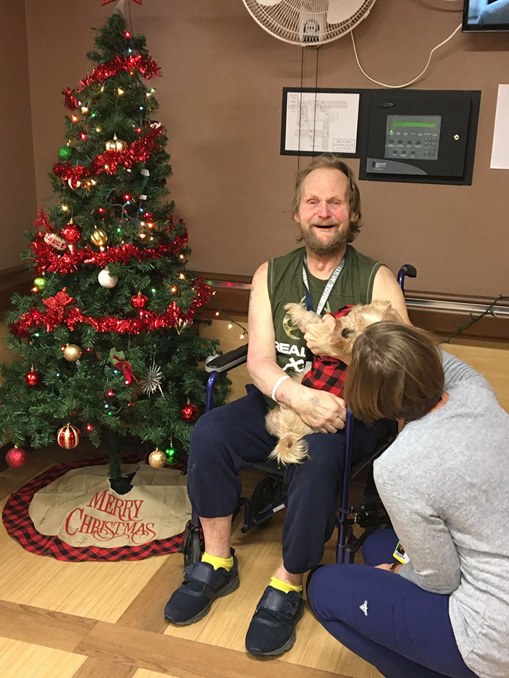 nurse adopts dog for patient