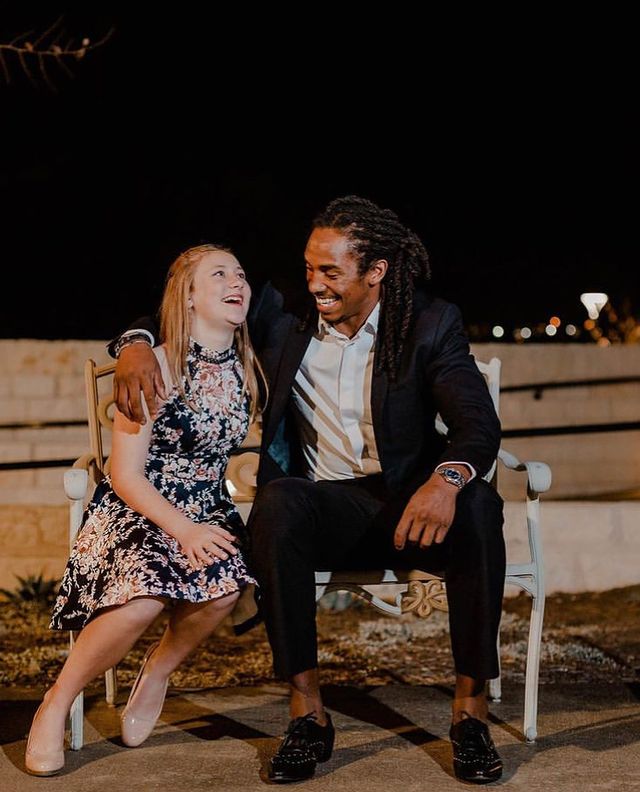 NFL player daddy daughter dance