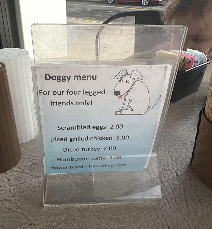 doggy menu