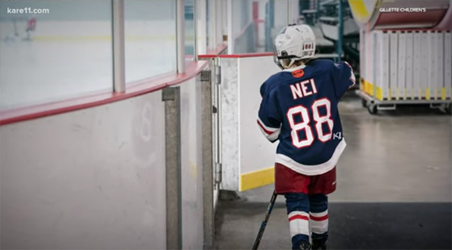 kids last hockey game send off