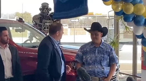 Teen Whose Truck Was Tossed Around In A Tornado Is Gifted A New Ride