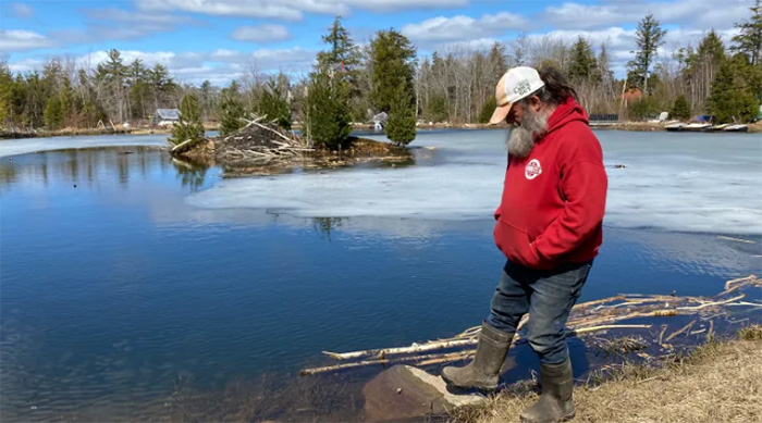 man builds wetlands paradise for late wife