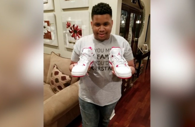 stranger buys teen autism air jordans