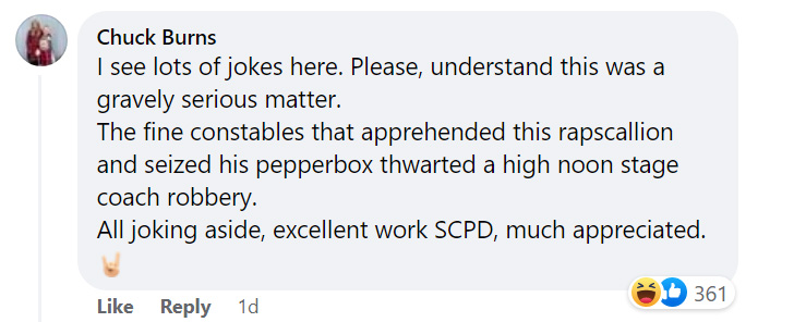 old gun recovered police funny comments