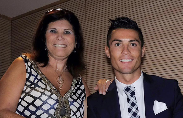 Ronaldo and his mother