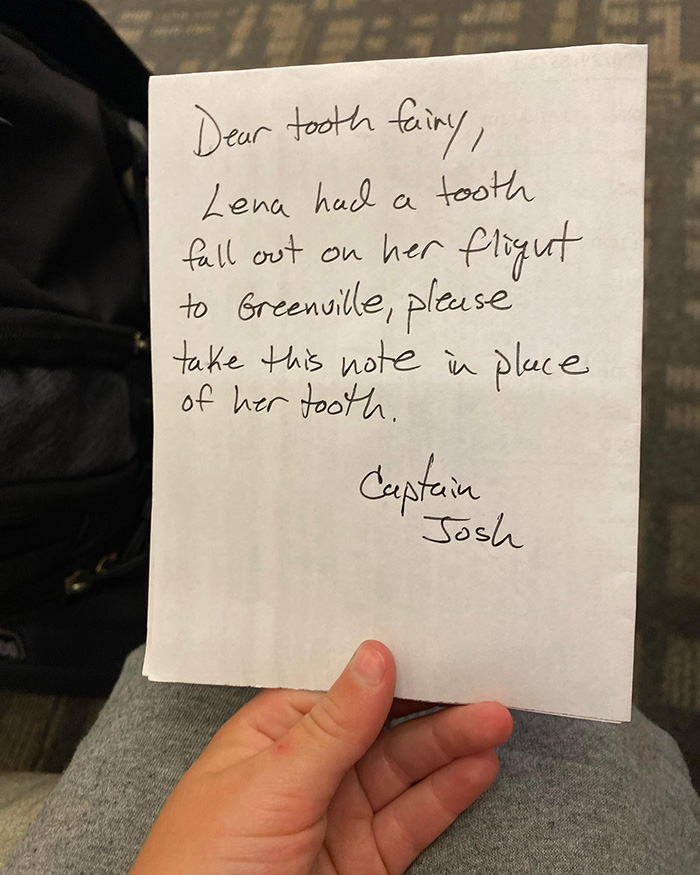 good news airline tooth fairy