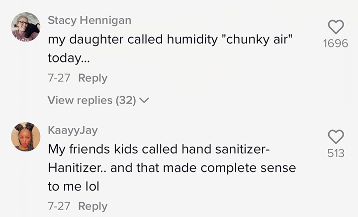 kids accurately name things funny