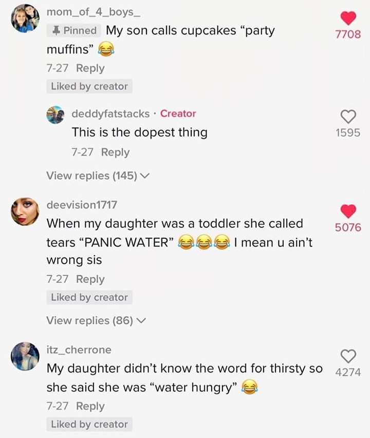kids accurately name things funny