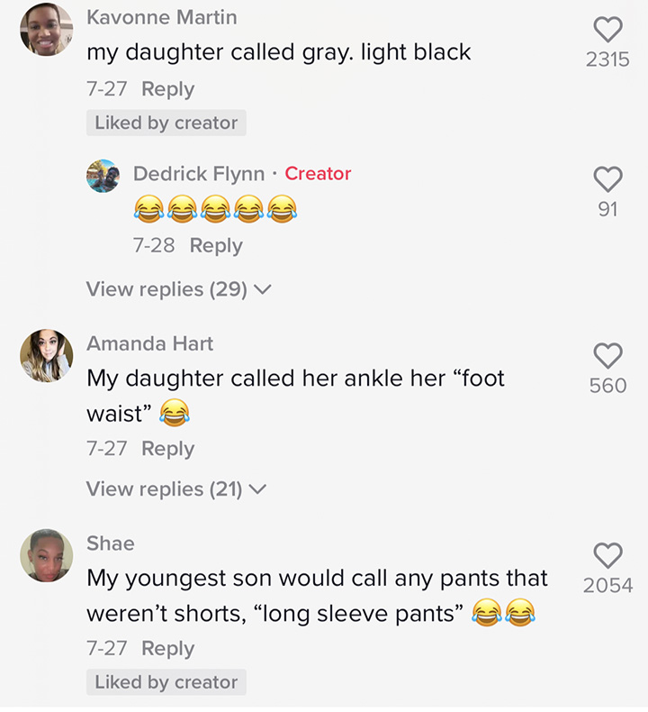 kids accurately name things funny