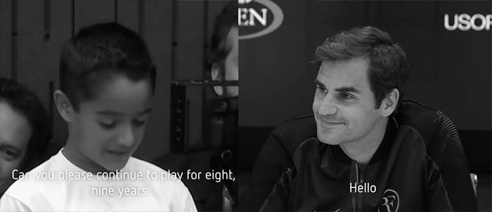 Roger Federer and Zizou