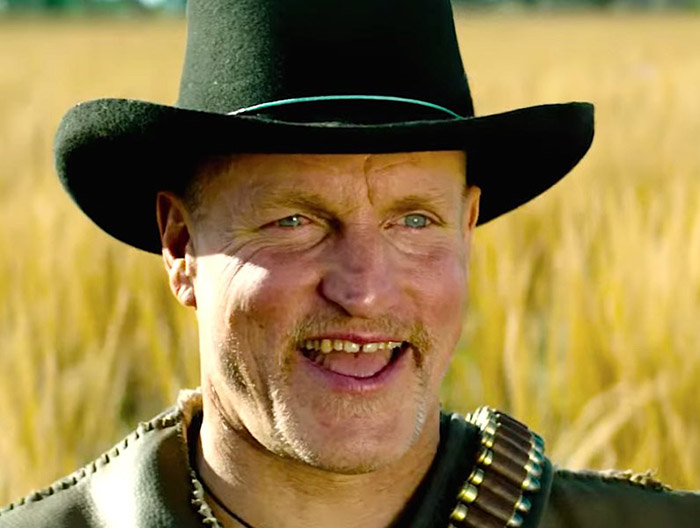 baby looks like Woody Harrelson