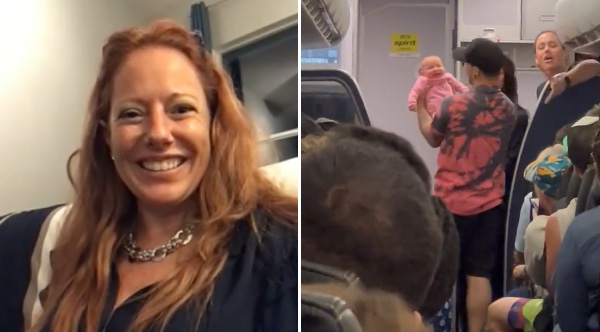 retired nurse saves baby on flight