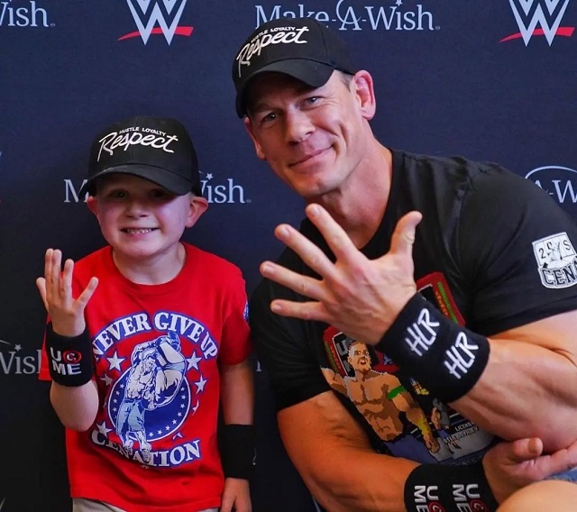 John Cena make a wish record
