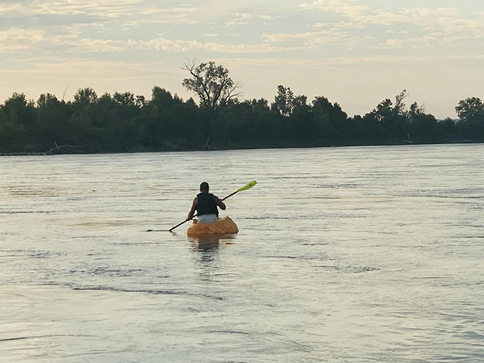 pumpkin boat world record