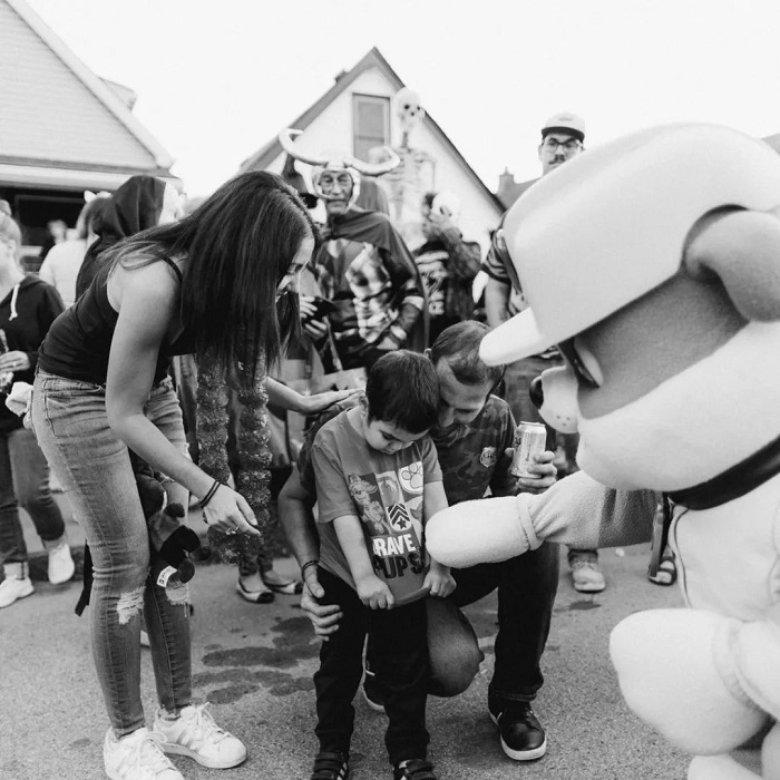 halloween early for child cancer