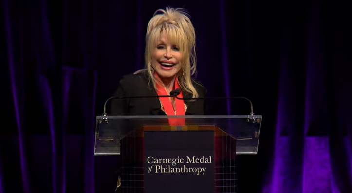 Dolly parton Carnegie Medal of Philanthropy