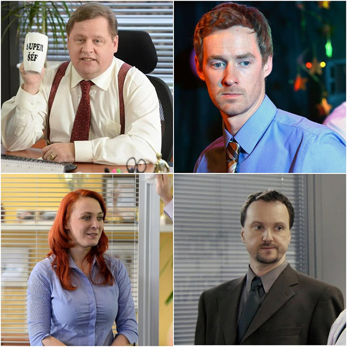 office main characters all 13 versions