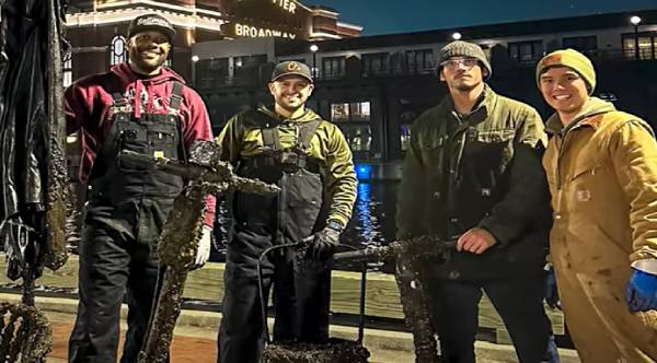 Magnet Fishing Meetups Catch On in Fells Point