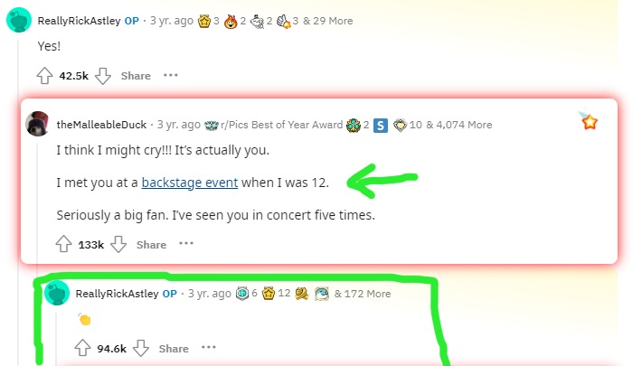 Some Guy Rickrolled Rick Astley On Reddit And It Might Be The Most