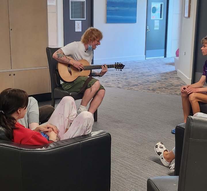 ed sheeran surprise visits