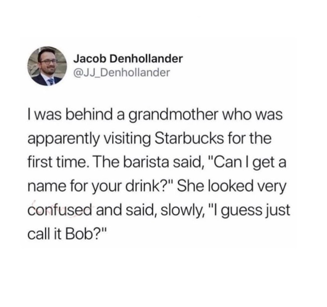 starbucks name for your drink