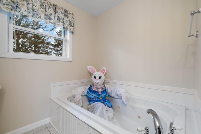 easter bunny in home listing