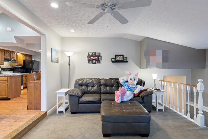 easter bunny in home listing