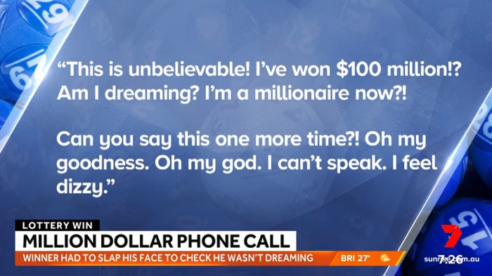 hilarious lottery winner